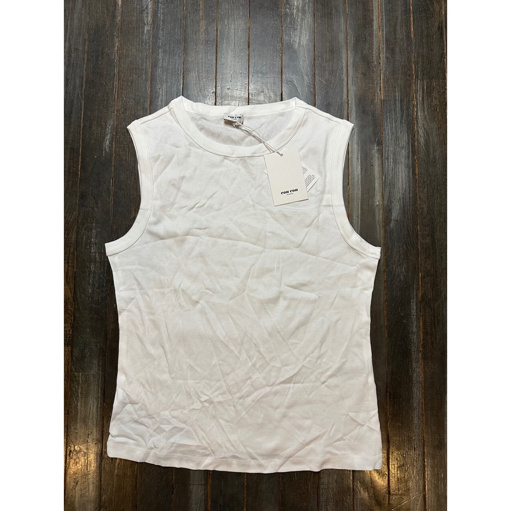 Cou Cou Intimates Tank White 100% Organic Cotton